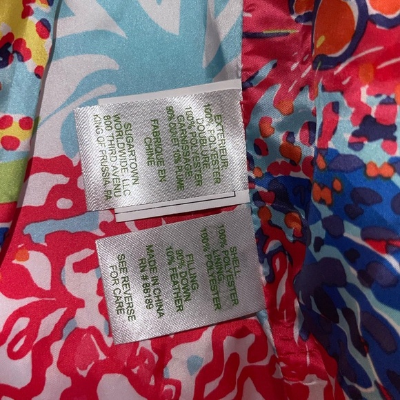 🦋 NWT Lilly Pulitzer Allie packable vest Capri pink style 86847 size small - Picture 6 of 13